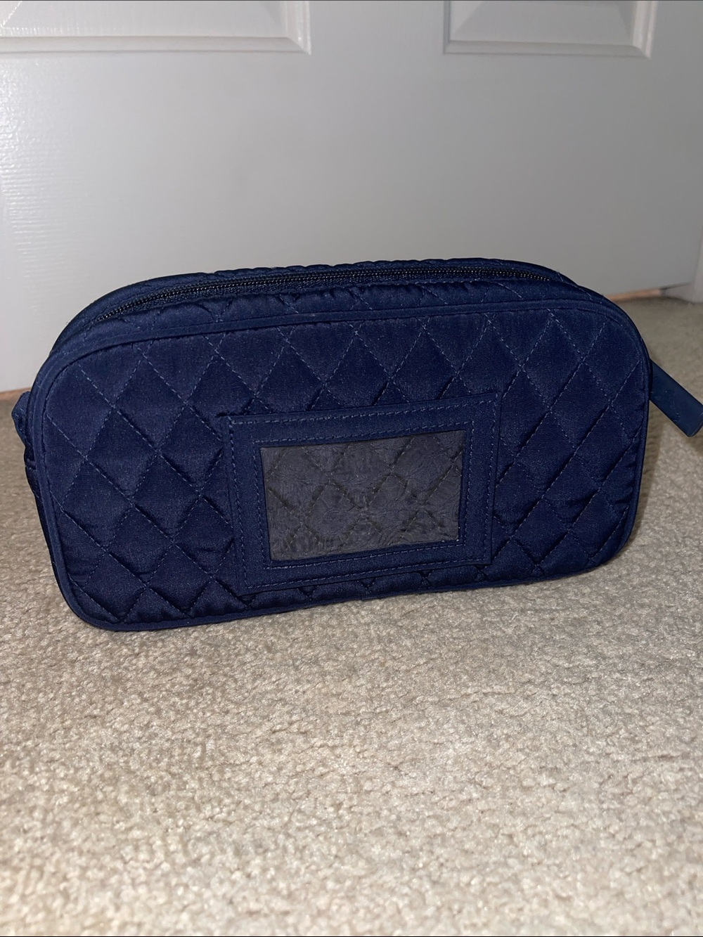 Vera Bradley Quilted Zip Travel Cosmetic Case
